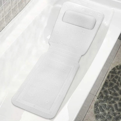 HydroComfort Rutschsichere Badewannenmatte mit Kissen Karnz