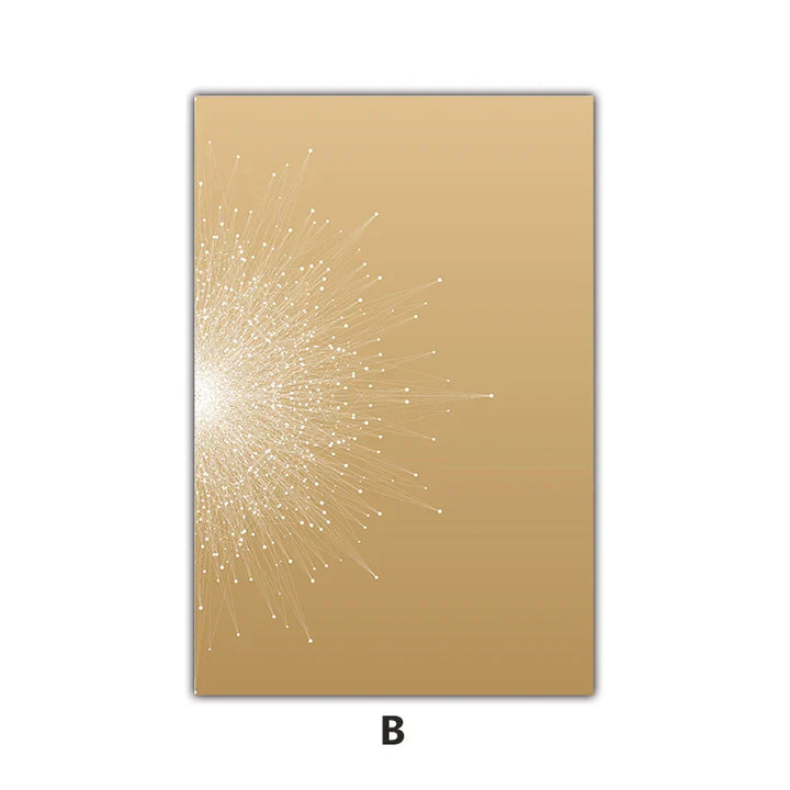 Kontrastierende Farbe Abstrakte Partikel Geometrie Wandkunst Fine Art Leinwanddrucke Bilder Für Wohnzimmer Schlafzimmer Bürodekor | Karnz