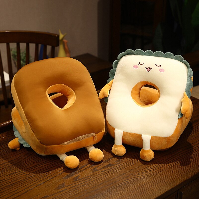 Lustiges Toast-Nickerchen-Kissen | Karnz