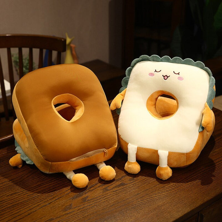 Lustiges Toast-Nickerchen-Kissen | Karnz