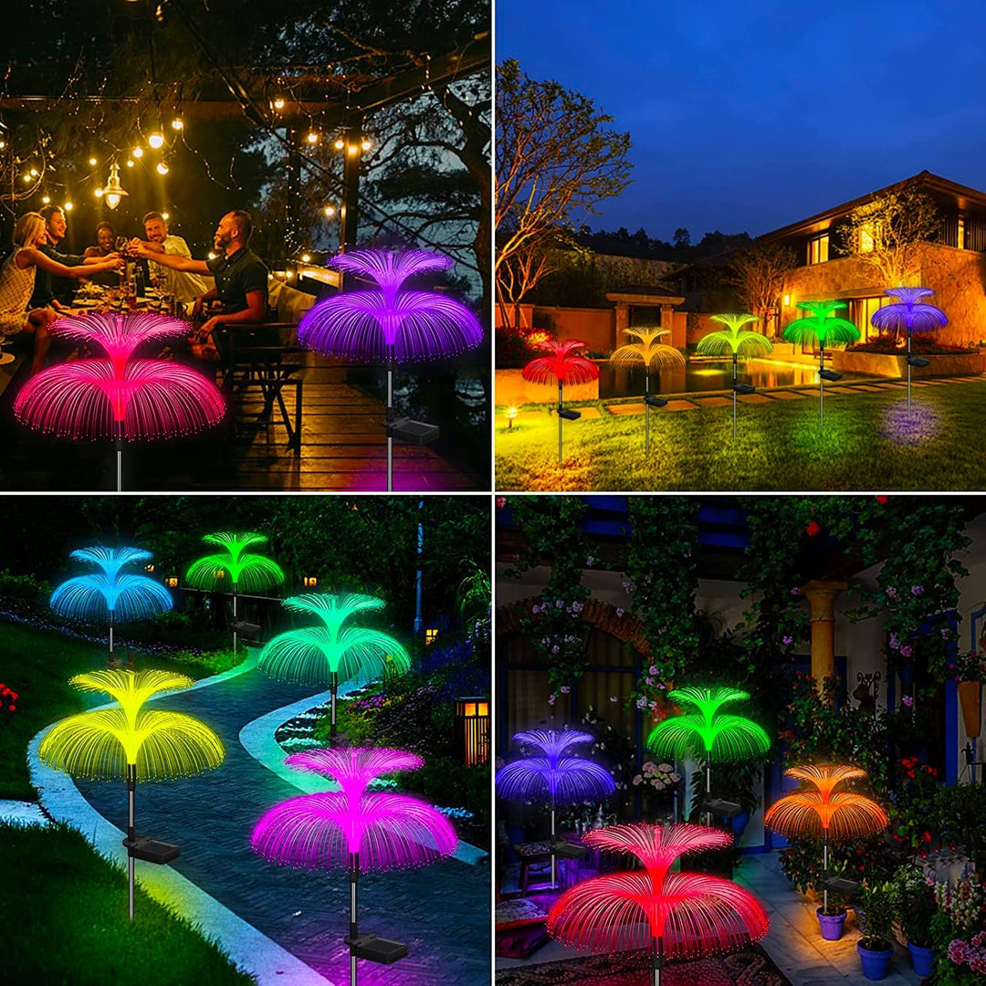 Solarbetriebene schwebende Quallen Gartenlichter | Karnz