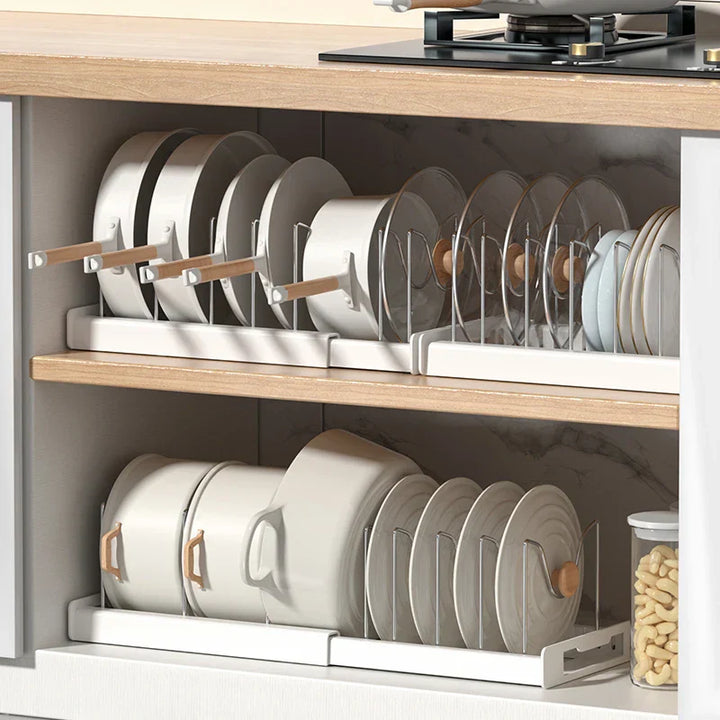 FlexiCook LidMaster – Faltbares Küchenutensil & Topfdeckelhalter für mehr Organisation Karnz