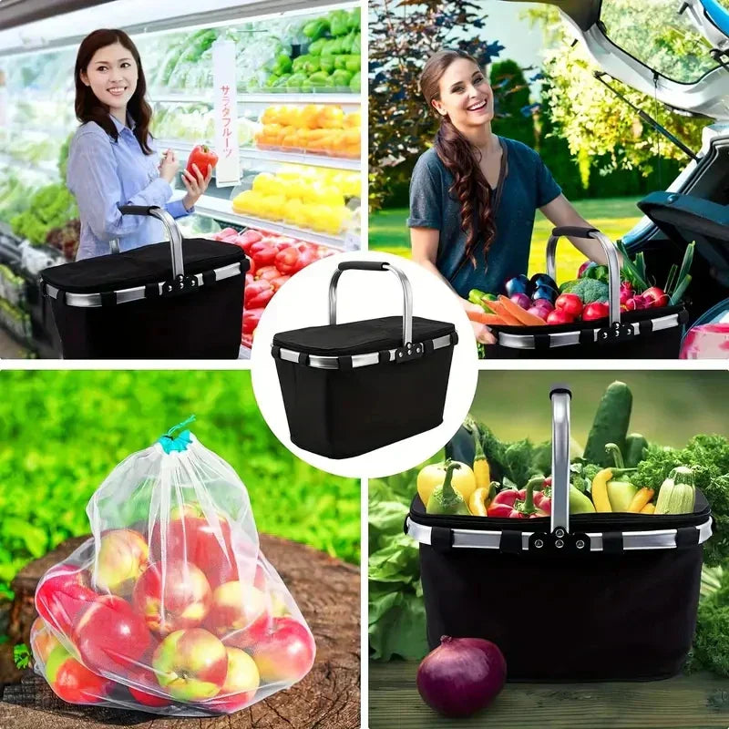 Faltkorb isoliert für Picknick | Karnz