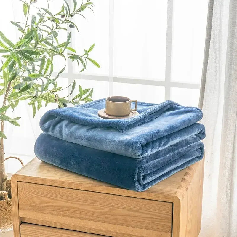 Extra weiche dicke Flanelldecke – Kuscheldecke für Nickerchen & Klimaanlage | Karnz