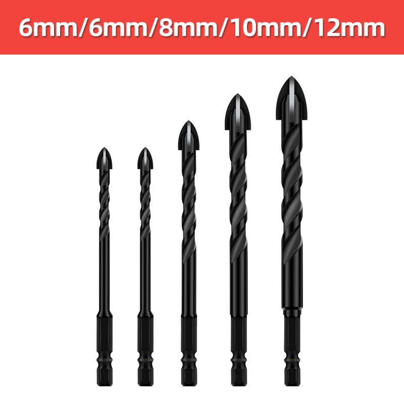 Schwerlast Mega Ultimate Kreuz-Sechskantbohrer Set | Karnz