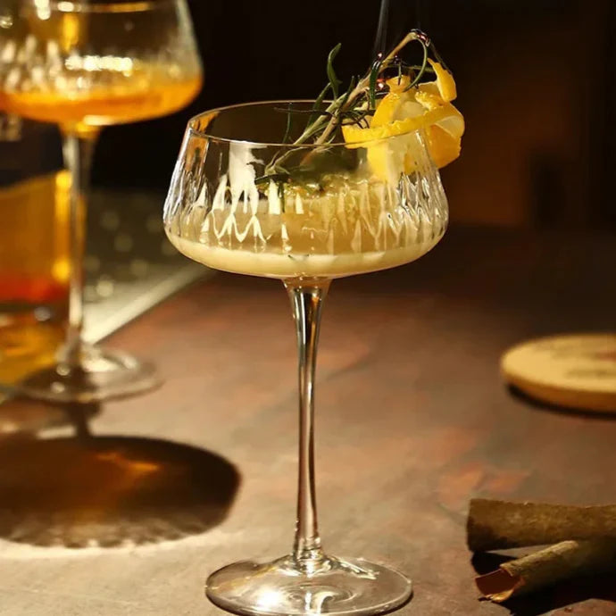 Elegantes 2-teiliges Cocktail Coupe Set Karnz