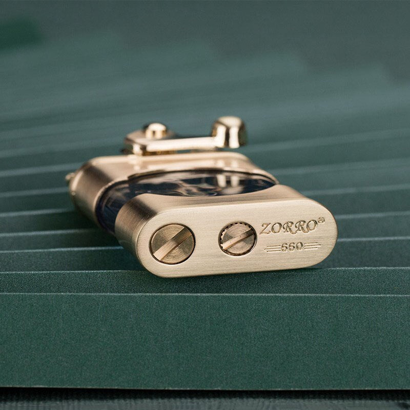 Eleganter Retro Slim Metallfeuerzeug | Karnz