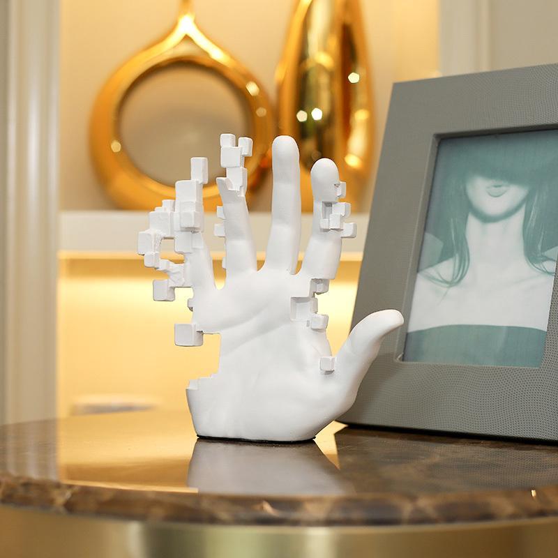 Moderne Kunstvolle Berührungen Hand Statue Deko | Karnz