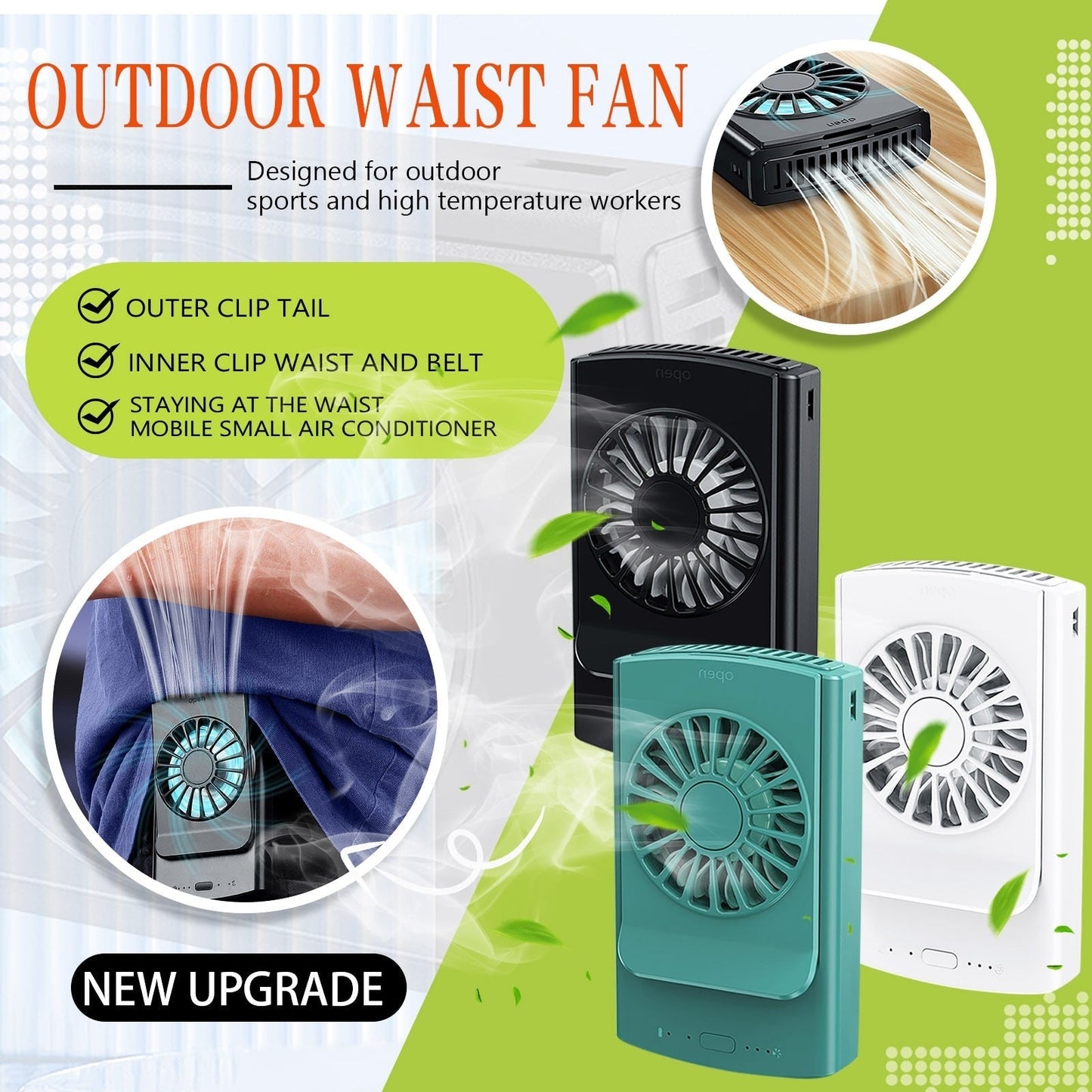 Cooler Sommer Bladeless Taillenventilator | Karnz