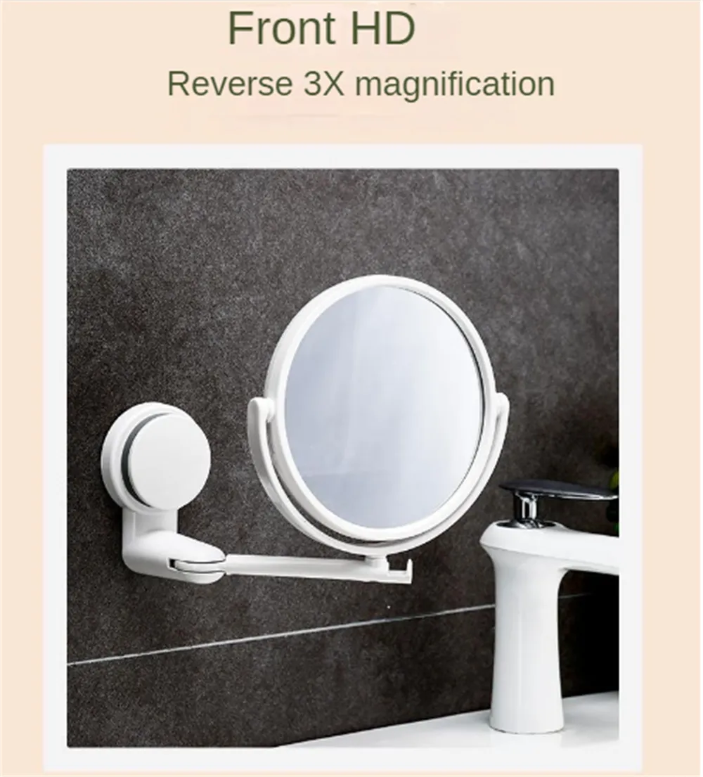 All-Angle Elegance 3X Vergrößerung Wandspiegel | Karnz
