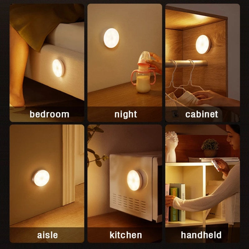 Sticky LED Bewegungsmelder Mini Nachttischlampe | Karnz