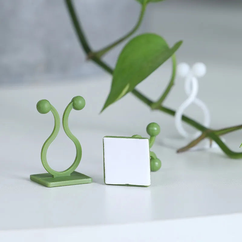 Selbstklebende Pflanzenhalter Mini Wandclips | Karnz