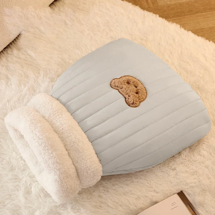 3-Schichten Haustier-Schlafsack für Katzen & kleine Hunde Karnz
