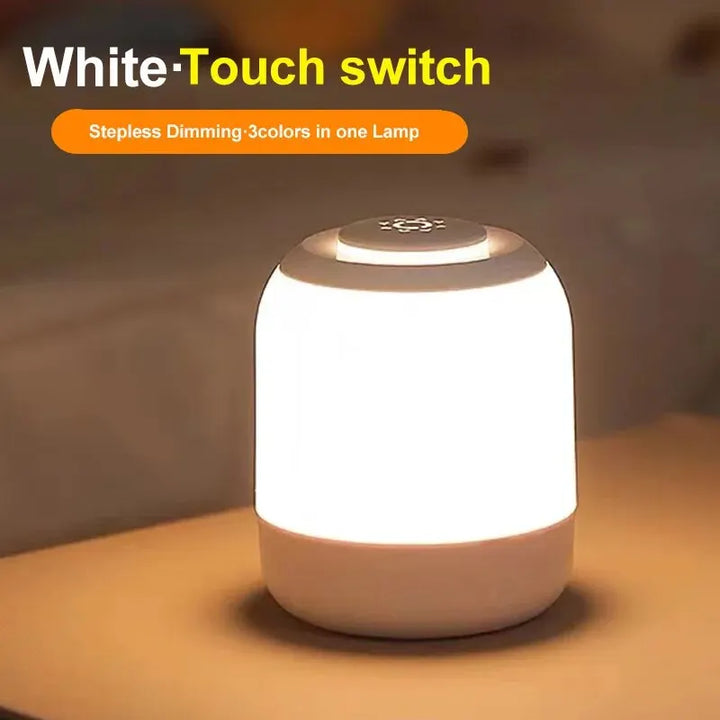 Karnz | LUMINA TOUCH LED Tischlampe | Tragbar & Dimmbar | Touch-Steuerung | Für Schlafzimmer & Kinderzimmer