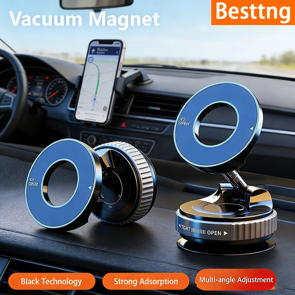 Magnetische Handyhalterung | Mit Vakuum-Saugnapf | 360° verstellbar | Karnz