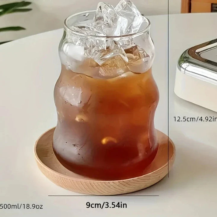 Hitzebeständiger gerippter Becher 4-teiliges Set Karnz