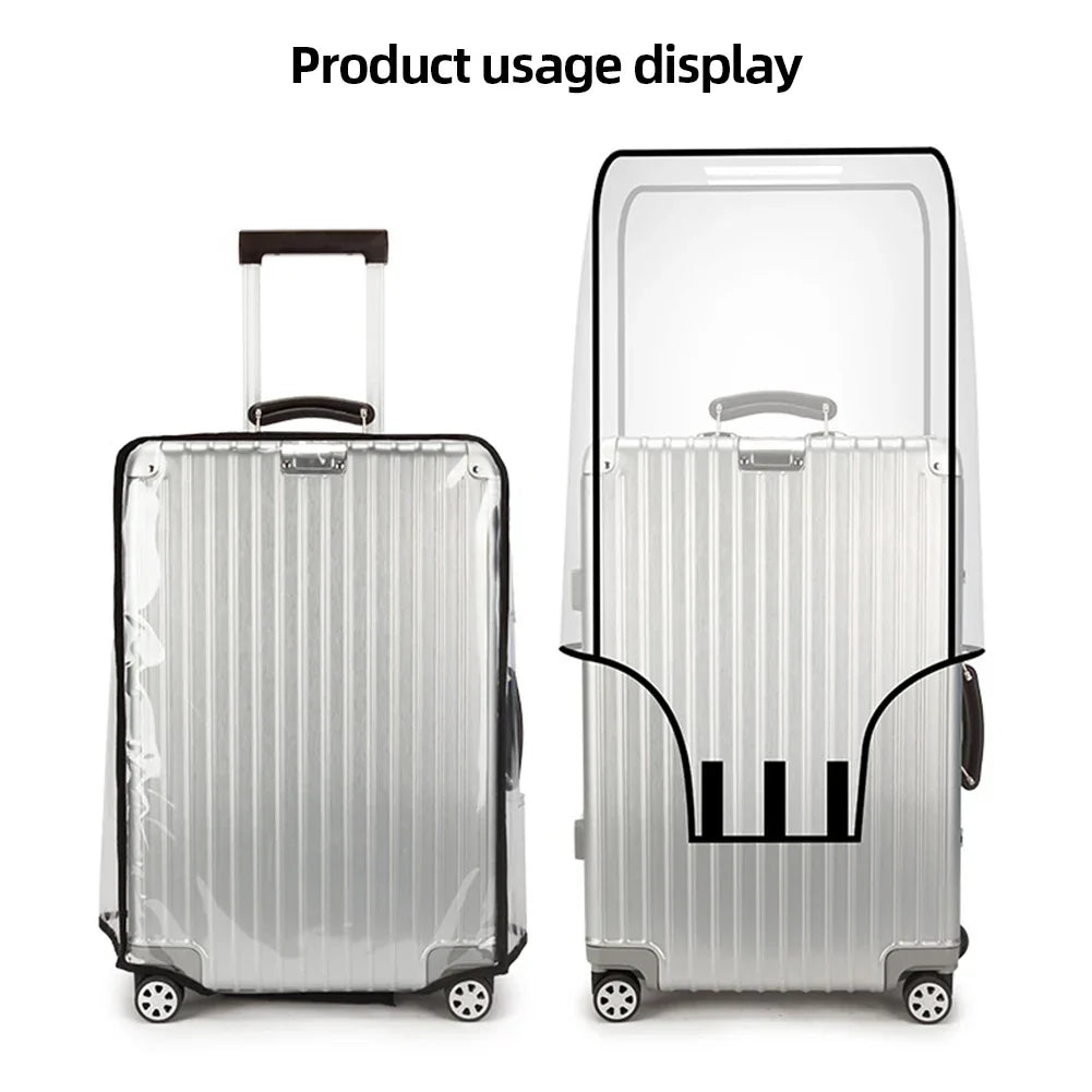 Transparente, wasserdichte Trolley-Abdeckung