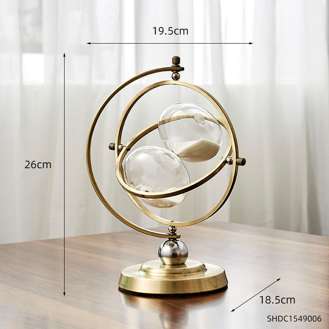 Time Charmer Metall Sanduhr Dekor | Karnz
