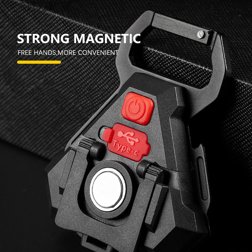 Mini-LED-Taschenlampe USB-Flaschenöffner Schlüsselanhänger | Karnz