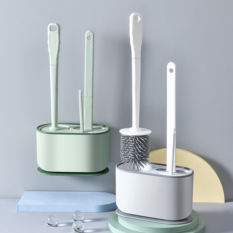 Karnz | Wandmontierter Toilettenreiniger Abflussbürsten Set