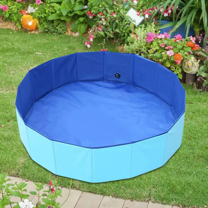 Klappbares PVC-Hundepool mit Ablassventil Karnz