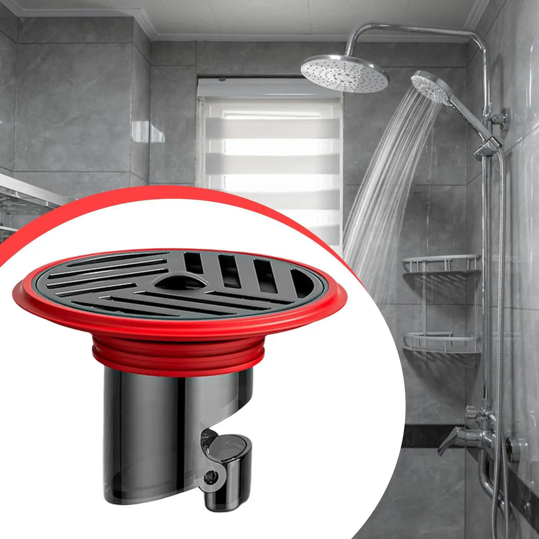 AquaShield Kompakt Bodenablauf – Edelstahl & Silikon Rückfluss-Schutz für Badezimmer, Dusche & Küche Karnz