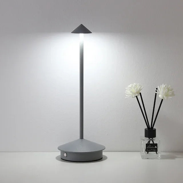 Karnz | Wiederaufladbare Tischlampe Kreative Esszimmer Touch Led Hotel Bar Kaffee Pina Pro Tischlampe Lampada Da Tavolo Dekorative Schreibtischlampe