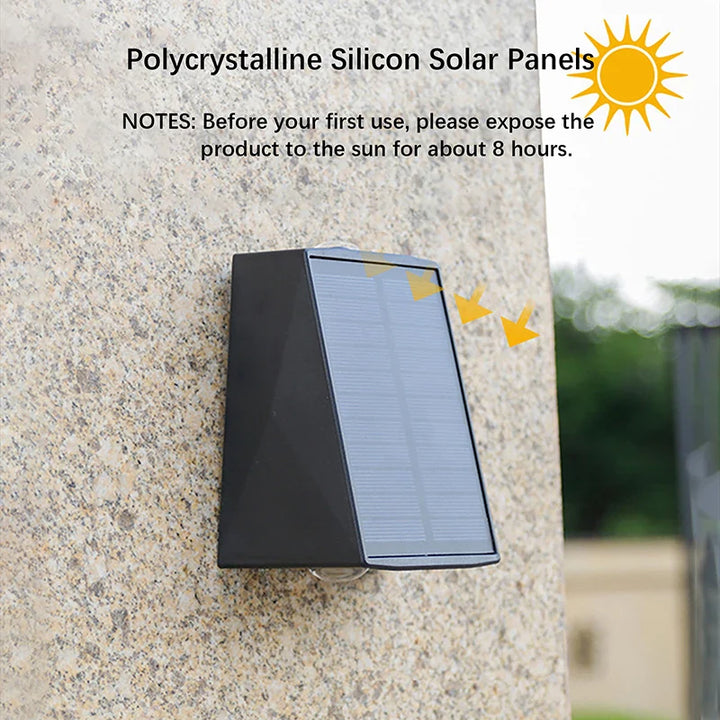 Solar LED Wandlicht Karnz