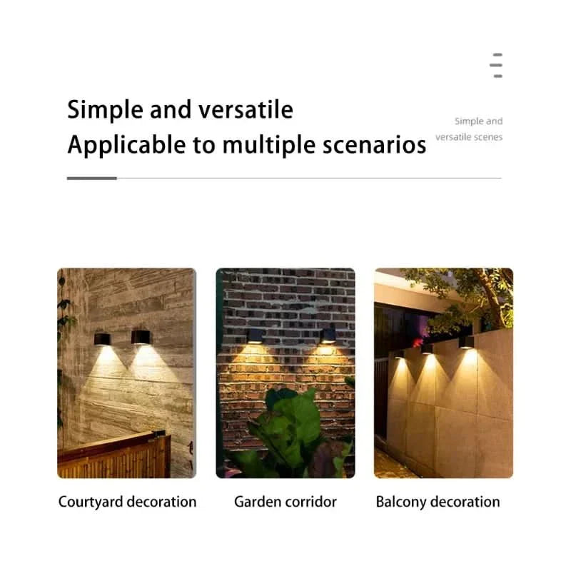 Solar LED Außenwandleuchte | Karnz