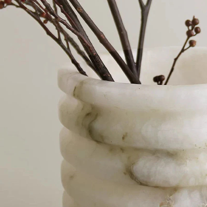 Weißer Onyx Blumenstrauß Karnz