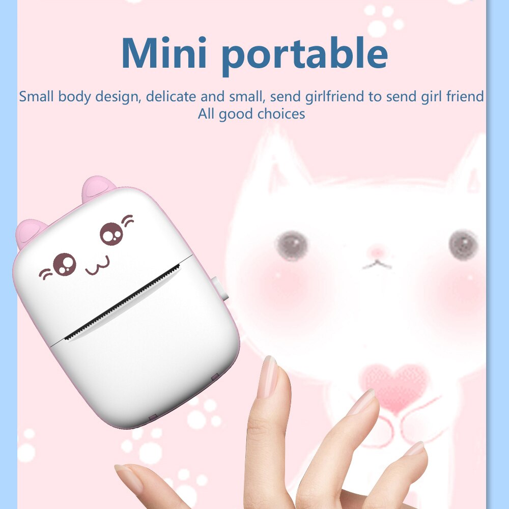 Mini Cat Thermal Karnzuetooth Etikettendrucker | Karnz