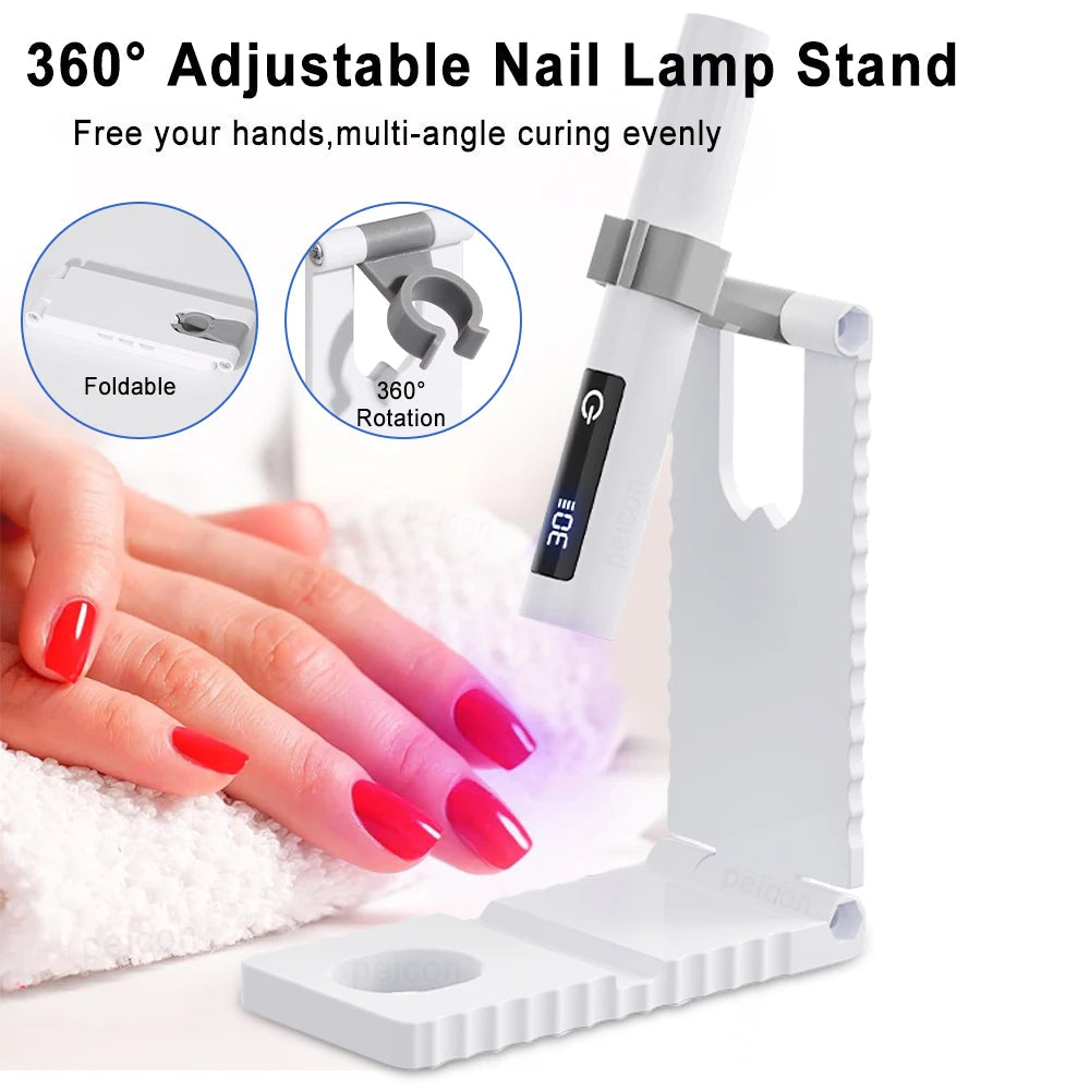 UV-Nagelstift mit Klappständer – aufladbar | Karnz