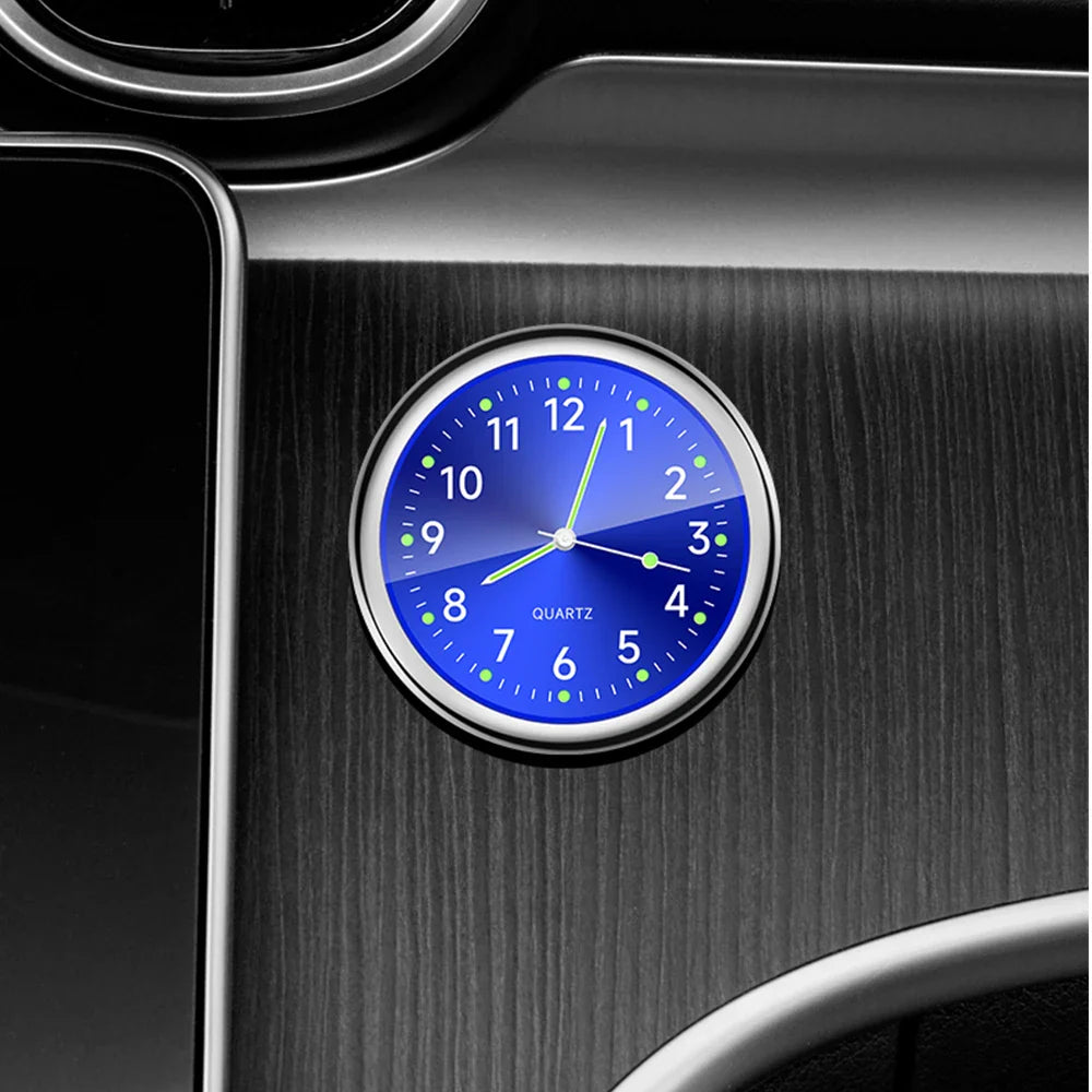 Sandsberg | Leuchtende Mini-Autouhr Aufklebbare Digitale Uhr für Auto Ornamente