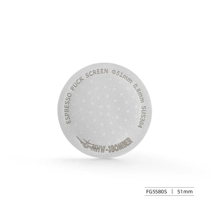 MHW-3BOMBER 51/53/58.5mm Espresso Puck Screen Doppel-Layer Metall Kaffee Wiederverwendbarer Filter