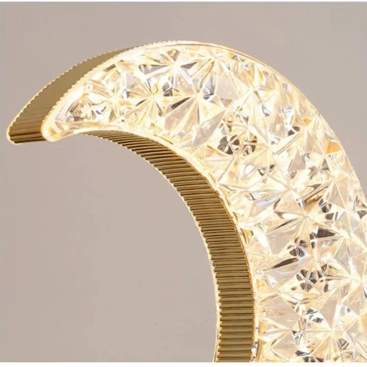 Halbmond Kristall Lampe | Karnz
