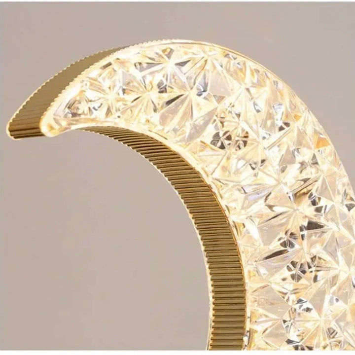 Halbmond Kristall Lampe | Karnz
