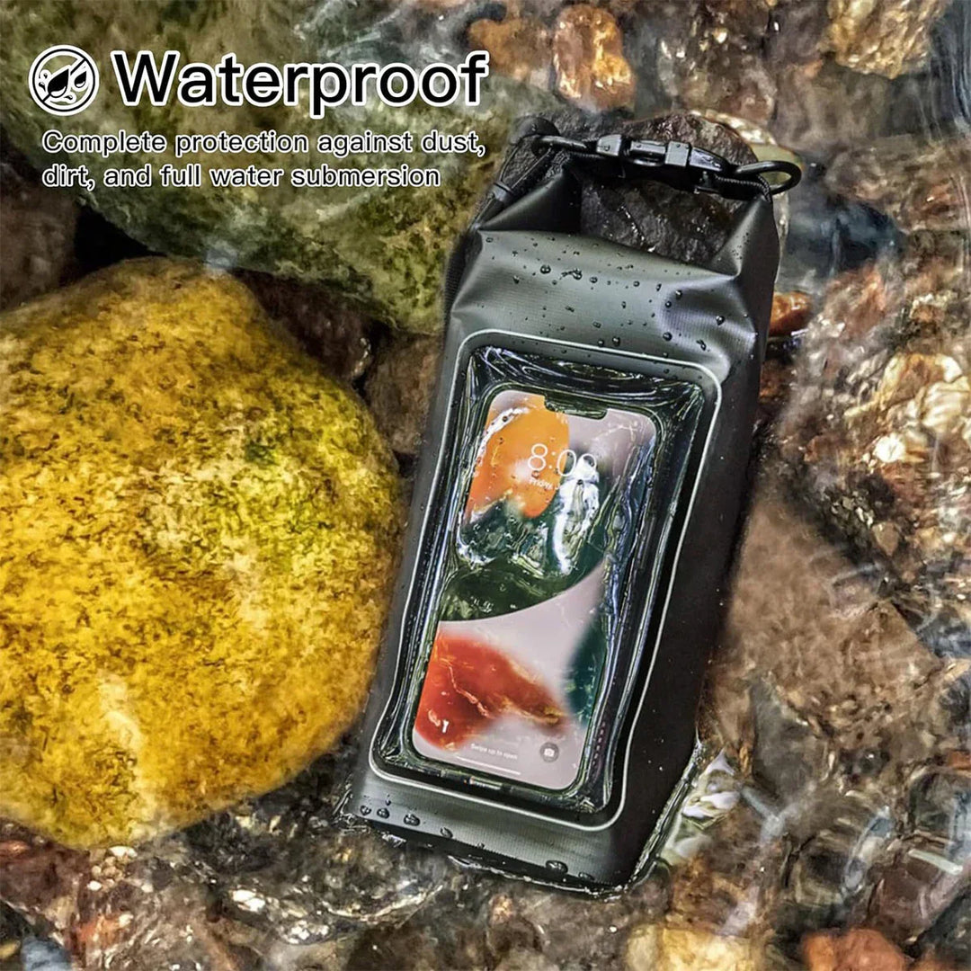 Karnz | AquaVault Wasserdichter Dry Bag 2L | Mit Touchscreen-Fenster | Outdoor-Tasche für Kajakfahren, Trekking & Wassersport
