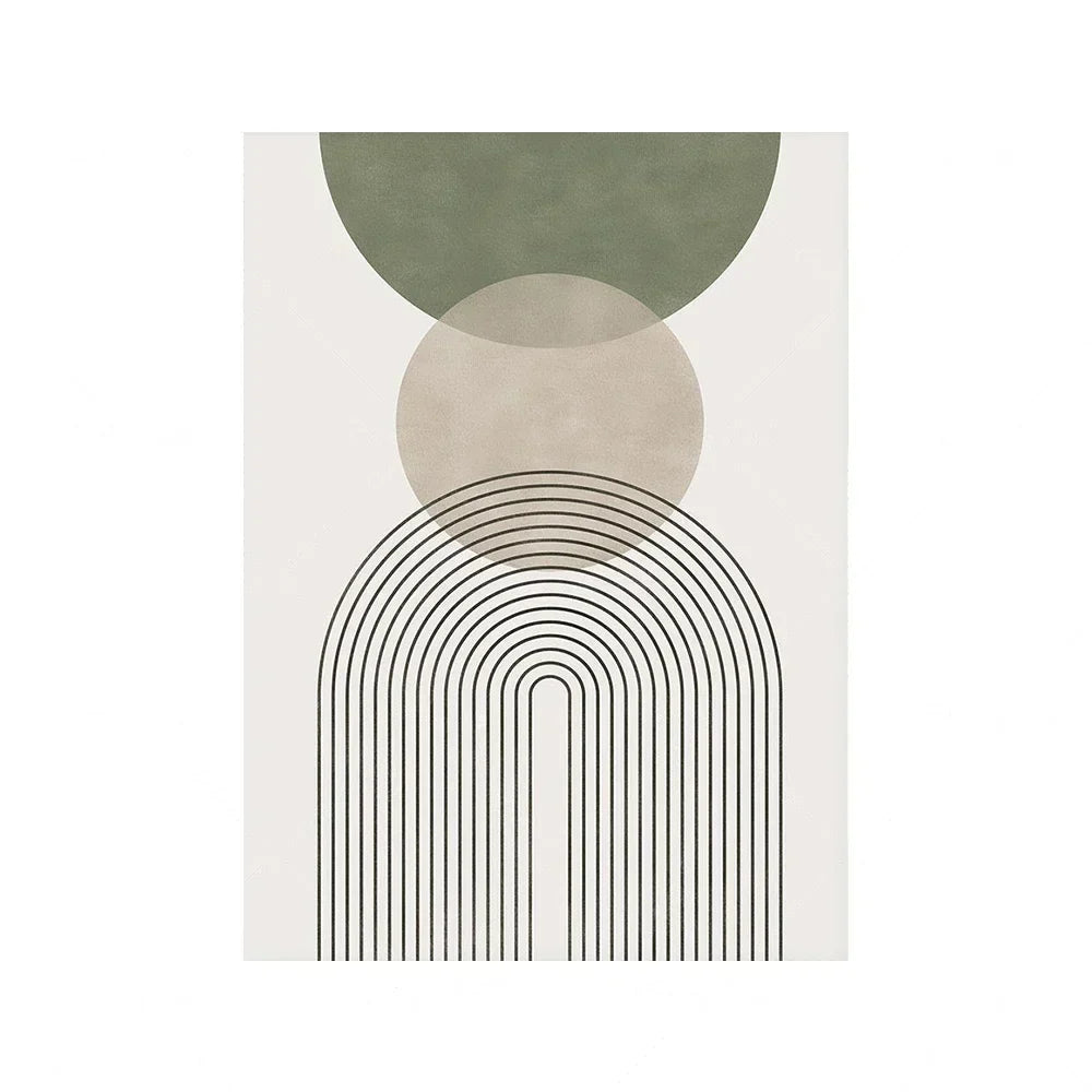 Salbeigrün Beige Minimalistische Abstrakte Botanische Wandkunst Feine Kunst Leinwanddrucke Bilder Für Wohnzimmer Esszimmer Nordische Wohnkultur | Karnz