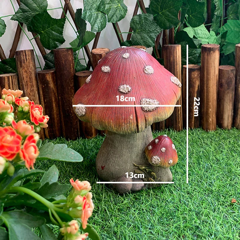 Outdoor Fee Pilz Harz Garten Dekor | Karnz