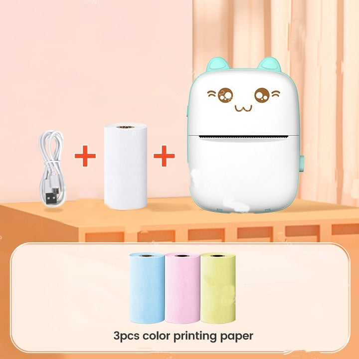 Mini Cat Thermal Karnzuetooth Etikettendrucker | Karnz