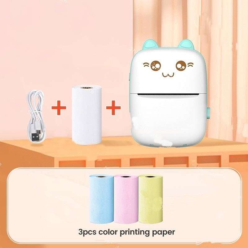 Mini Cat Thermal Karnzuetooth Etikettendrucker | Karnz
