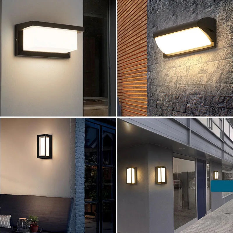 Karnz | LED-Wandleuchte mit Radar-Bewegungsmelder – 16W wasserdichtes Licht für den Innen- und Außenbereich, kaltes und warmes Weißes Licht, AC85-265V
