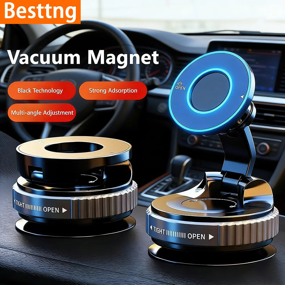 Magnetische Handyhalterung | Mit Vakuum-Saugnapf | 360° verstellbar | Karnz