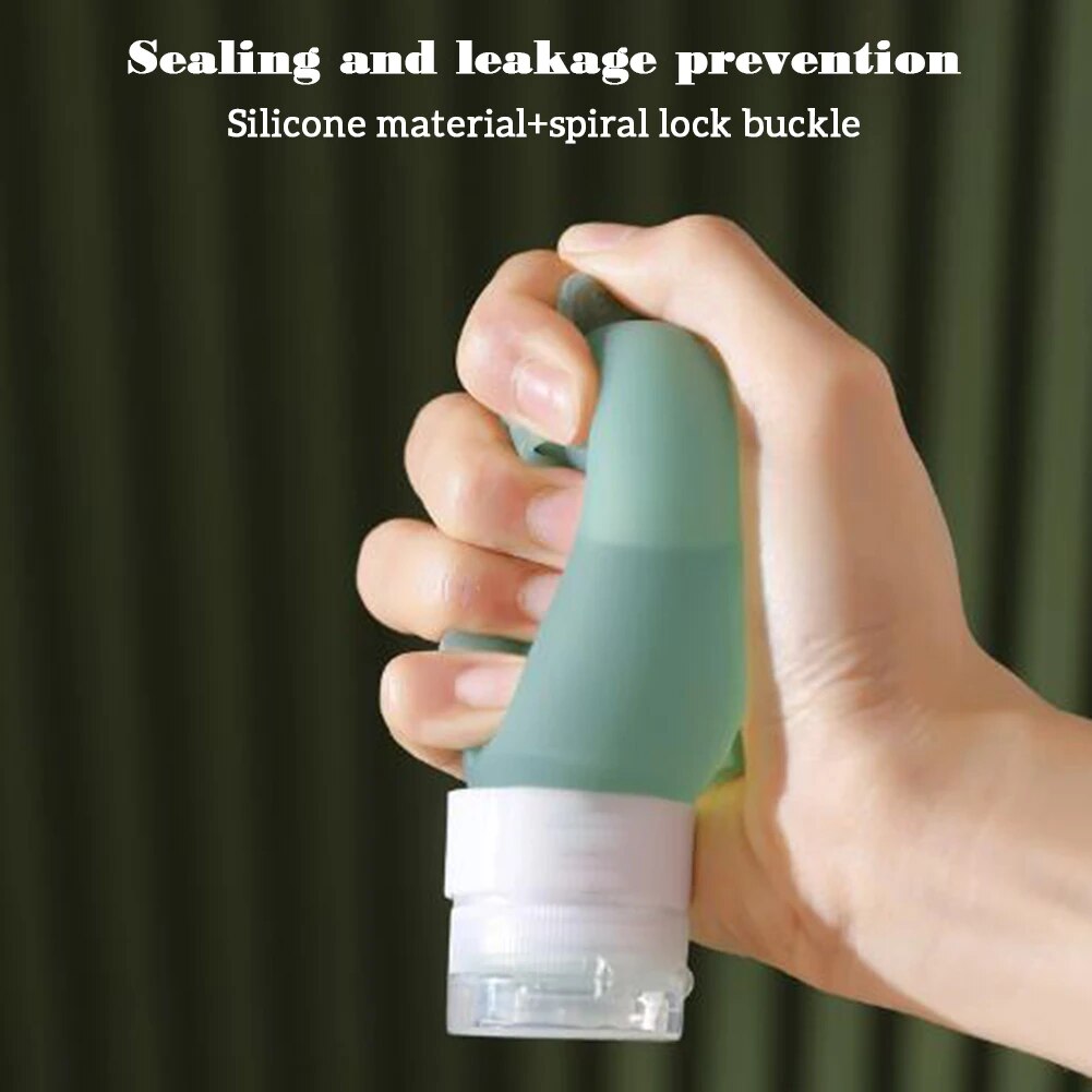 Auslaufsichere Silikonquetschflasche Reiseflüssigkeitsdispenser | Karnz