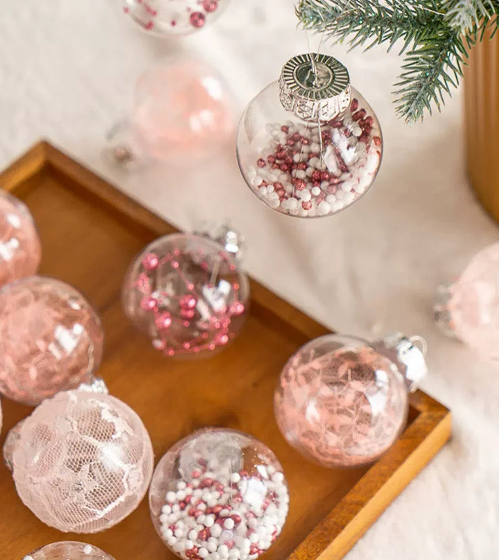 Transparent Hohlball Weihnachtsbaumdeko | Karnz