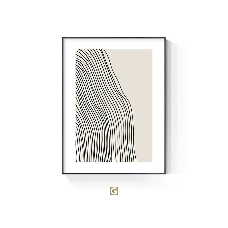 Minimalistische abstrakte florale Wandkunst Fine-Art-Leinwanddrucke inspirierendes Zitat Poster Galerie Wandbilder für Wohnzimmer Schlafzimmer Kunstdékor
