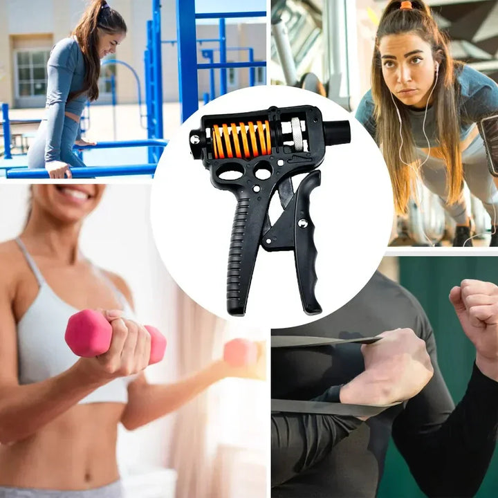 Karnz | Verstellbarer 5-165kg Schwerer Handgriff-Stärker - Fingerexpander für Arm-, Handgelenk- und Unterarmtraining