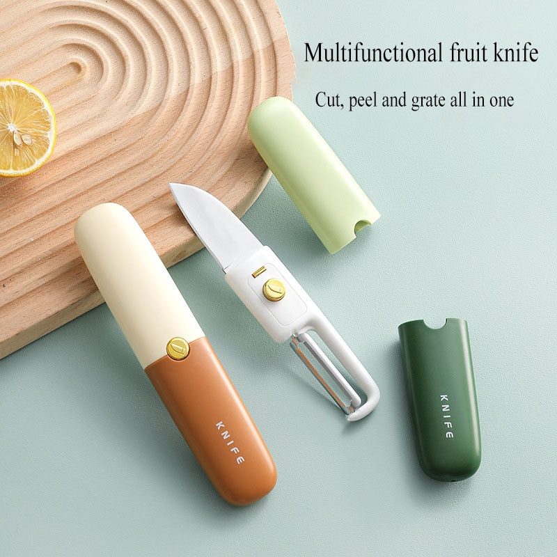 3in1 Mini Tragbares Schälmesser