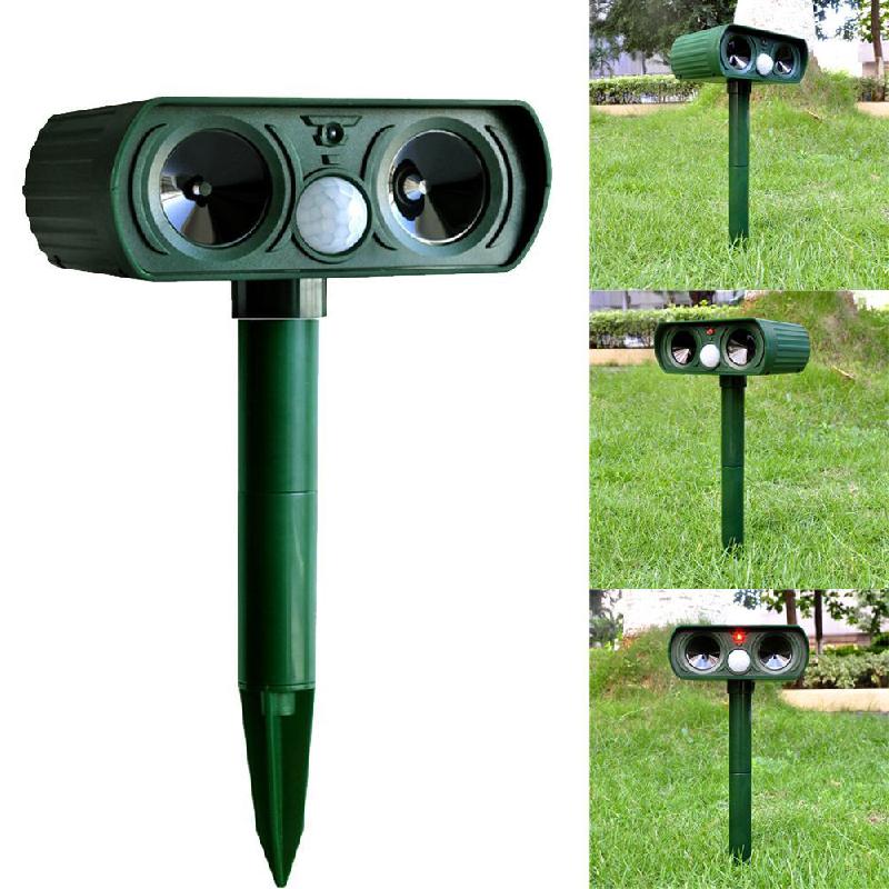 Solar Powered Ultrasonic Animal Repeller | Karnz