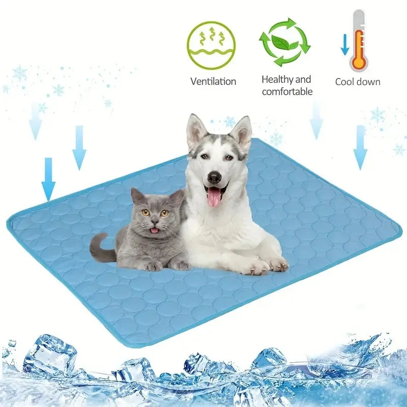 Extra Large Hundekühlmatte | Sommerhaustierbett für kleine und große Hunde | Langlebige Decke für Katzen & Sofaschutz - Kühldeckenblatt | Karnz